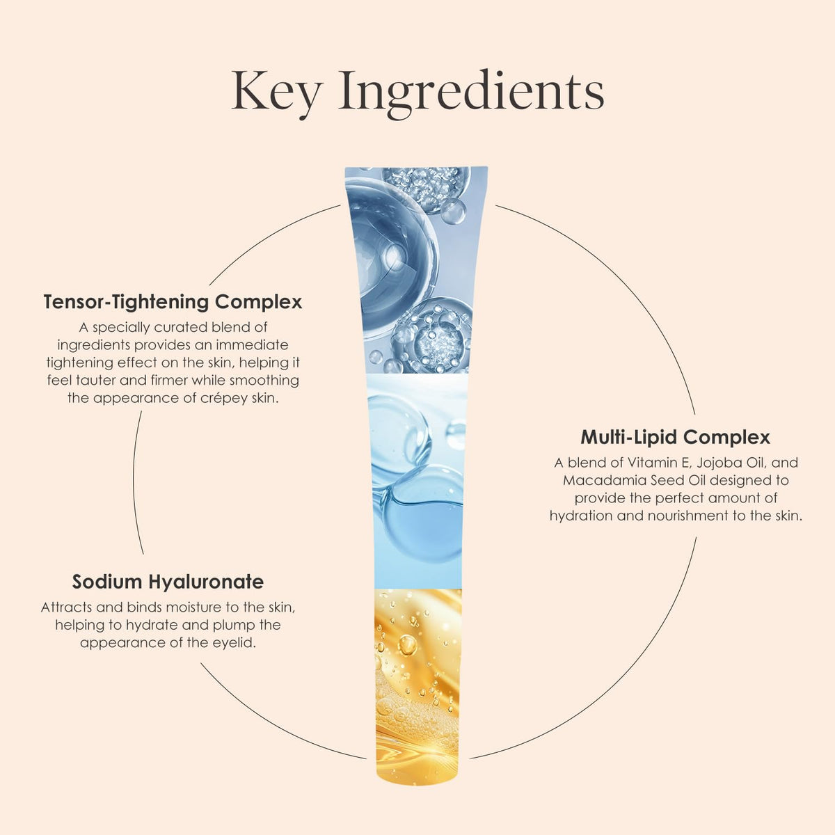 Crepe Erase Rollerball eyelid-application demonstrates refreshing upper-eye use.