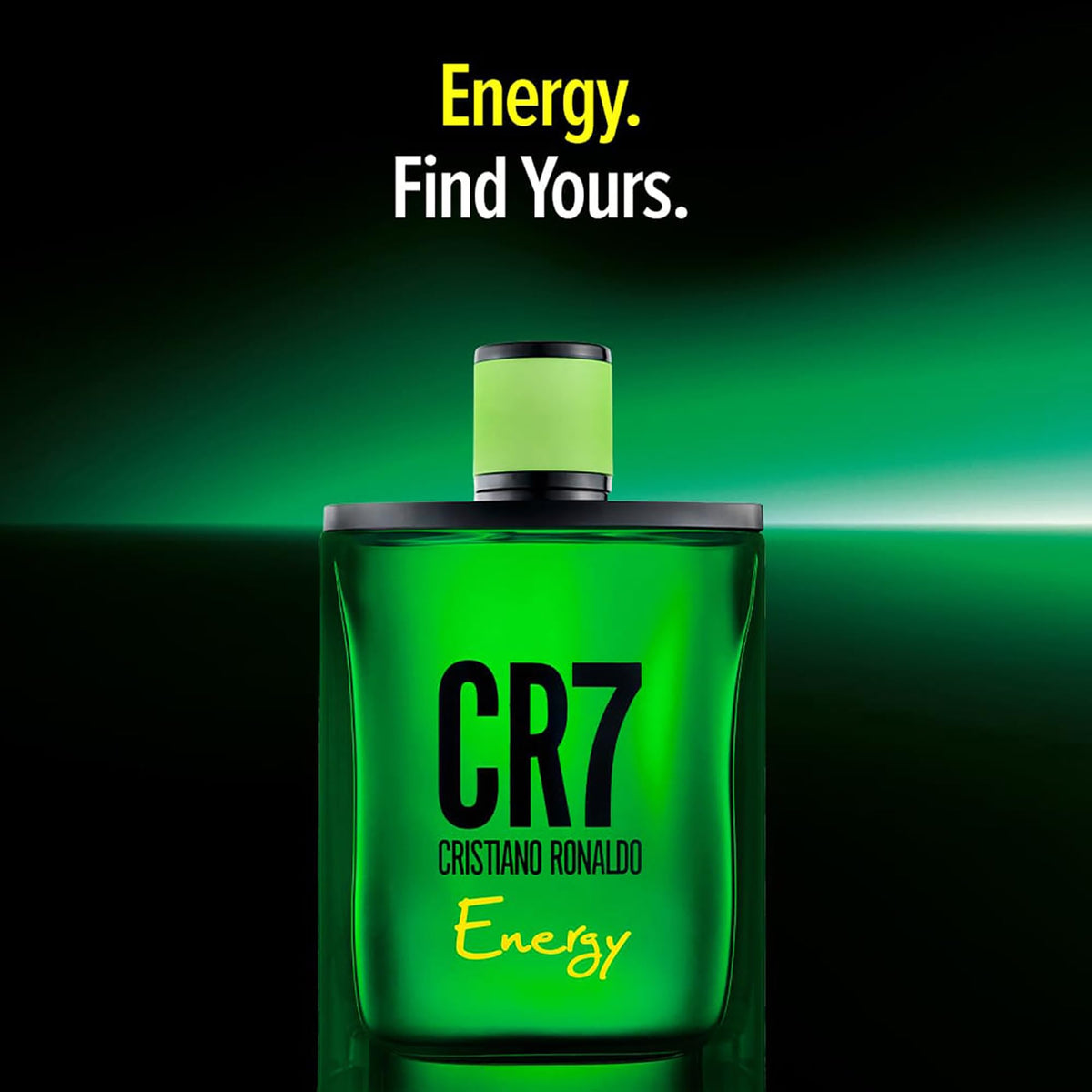 CR7 Energy base notes of cedarwood, patchouli and moss for lasting depth
