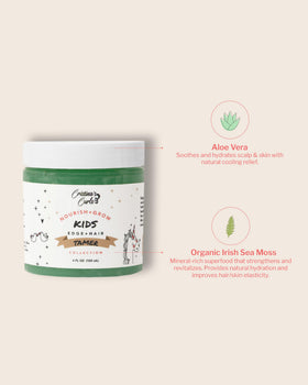 Cristina's Curls Edge Control Gel used on baby hairs, gentle on delicate hairlines.