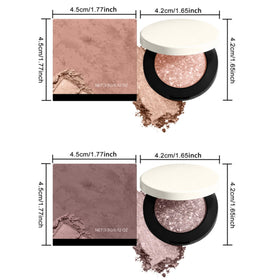 CRIVERY gradient-look demonstrates natural to dramatic makeup possibilities.