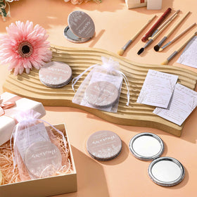 CroBlissful organza bag keeps the set neat and portable
