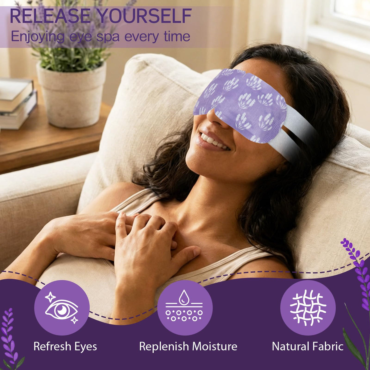 Croloose travel-friendly eye mask for on-the-go relaxation.