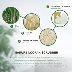 CROVIN eco-friendly loofah material highlights natural origin and sustainability