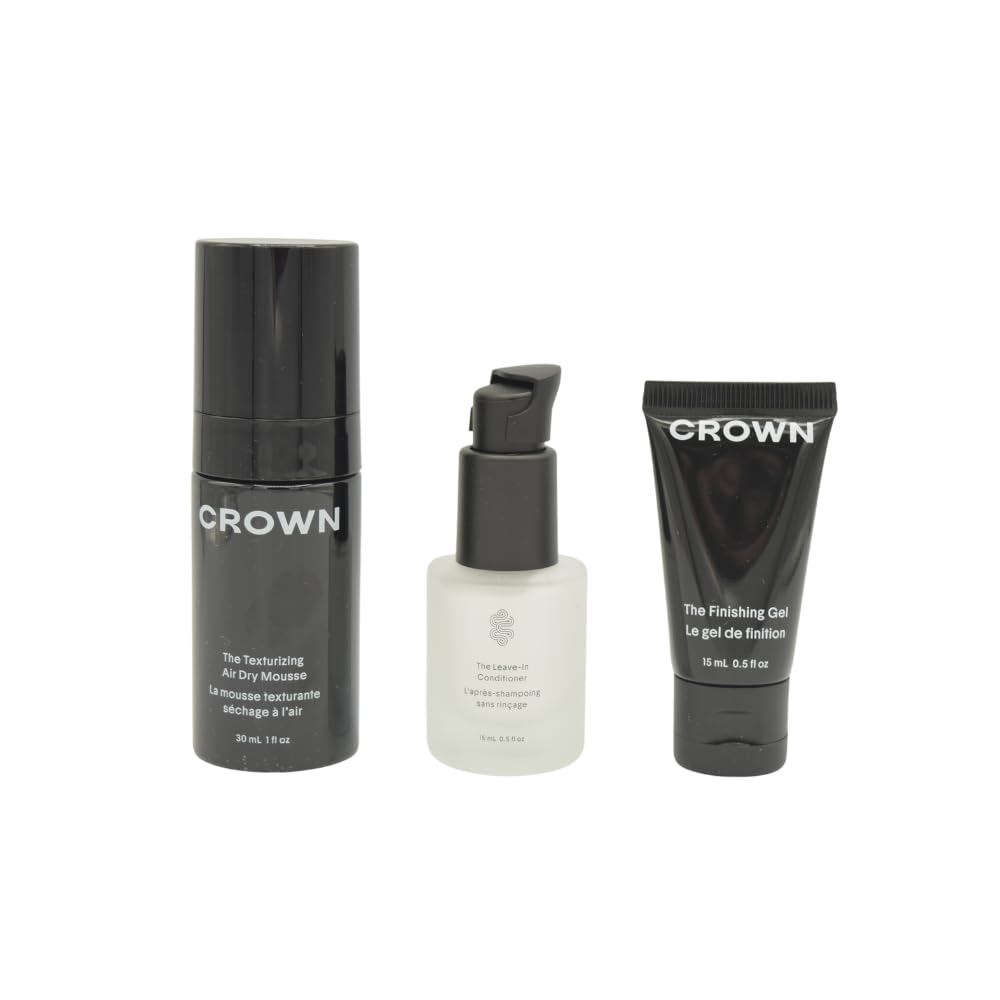 Crown Affair Finishing Gel for defined, soft hold without crunch.