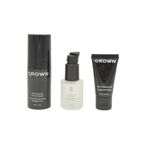 Crown Affair Finishing Gel for defined, soft hold without crunch.
