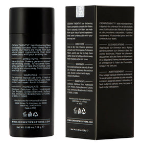 Crown Twenty1 fibers resisting wind and daily activity for lasting look