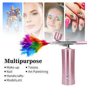 Crpen extension tube adds reach for precise makeup, tattoos, and details.