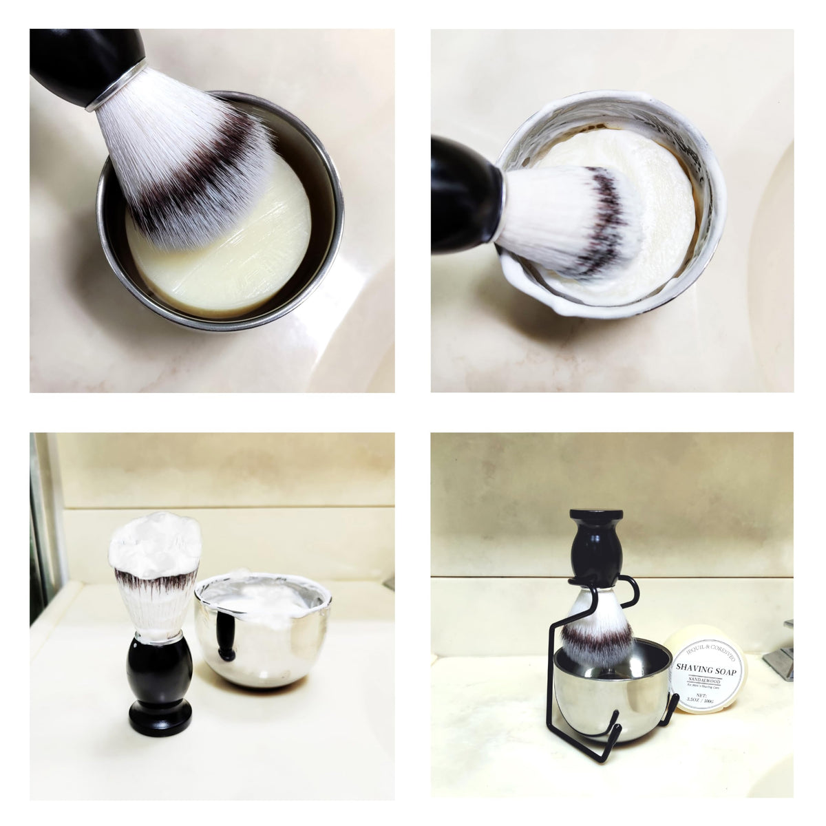 CRUCISRESIN complete shaving set ideal for gifting and beginners