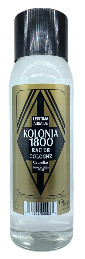 Crusellas Legitima Cologne 1800 natural splash bottle for daily rituals.