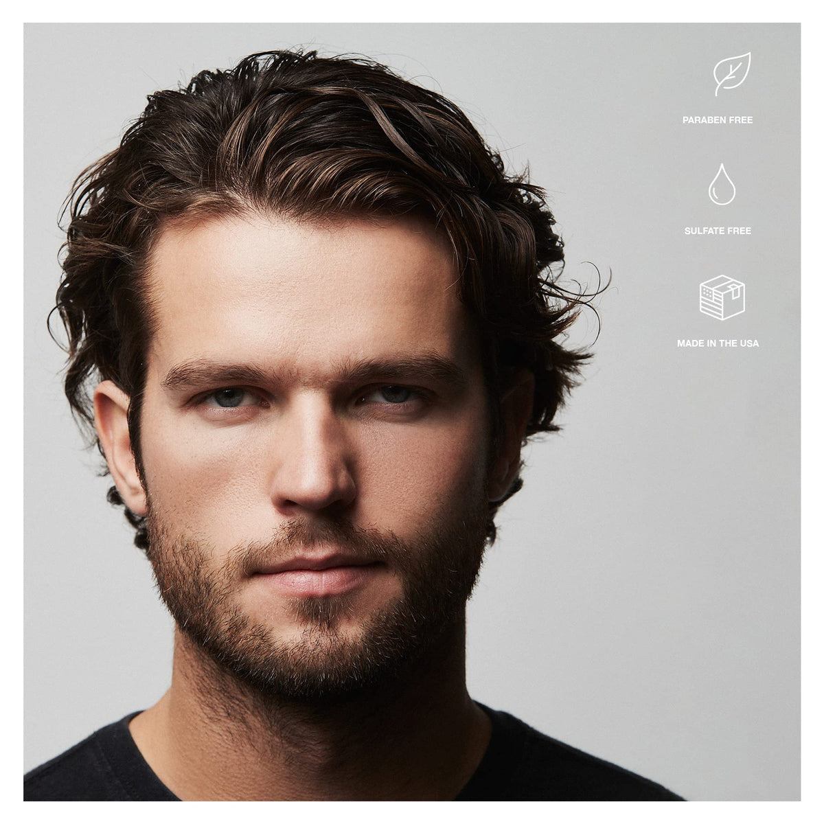 CRVFT paste example of matte definition suitable for all hair types.