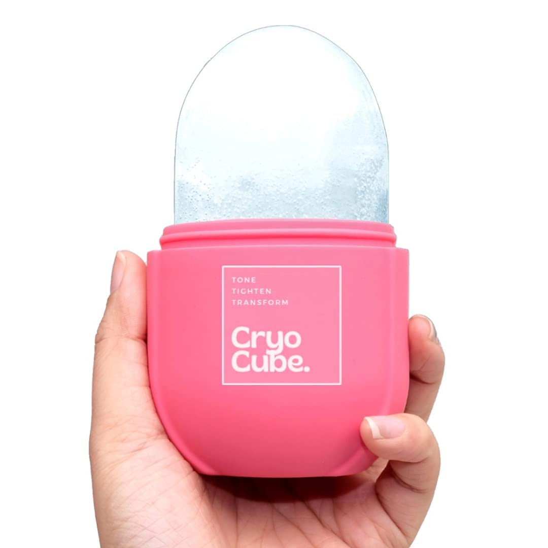 Cryo Cube face ice roller delivering a refreshing cooling boost for the skin