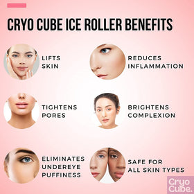Cryo Cube neck ice roller for a refreshed neckline