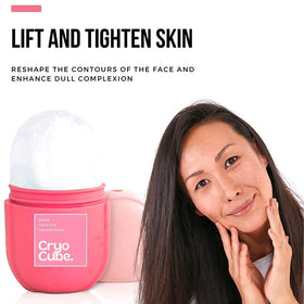 Cryo Cube pores tighten action for smoother texture