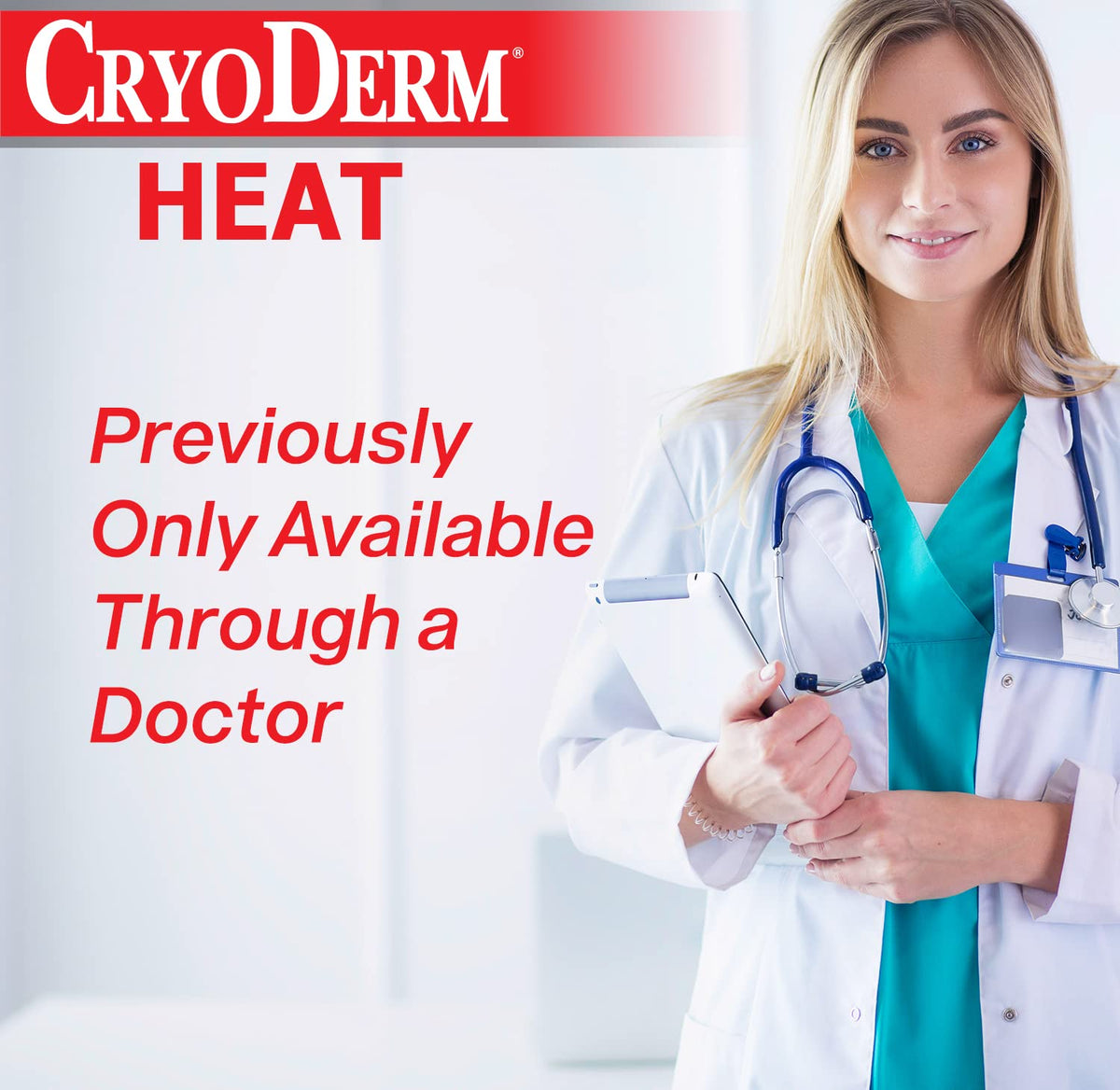 CryoDerm Heat Lotion packaging highlights MSM and arnica components for soothing comfort