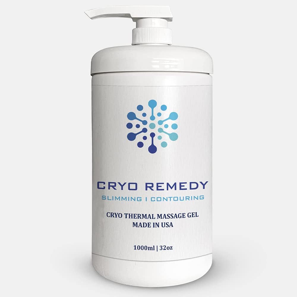 Cryo Remedy cryo-skin gel bottle with hyaluronic acid for deep hydration and smooth glide.
