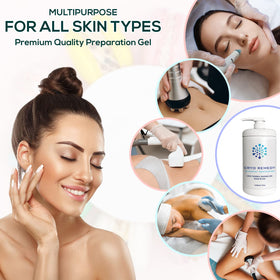 Cryo Remedy conductive gel protects skin during extreme-temperature cryotherapy sessions.