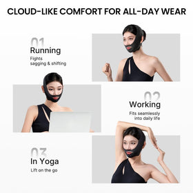 Cryslora chin strap ear openings ensure comfort for extended use.