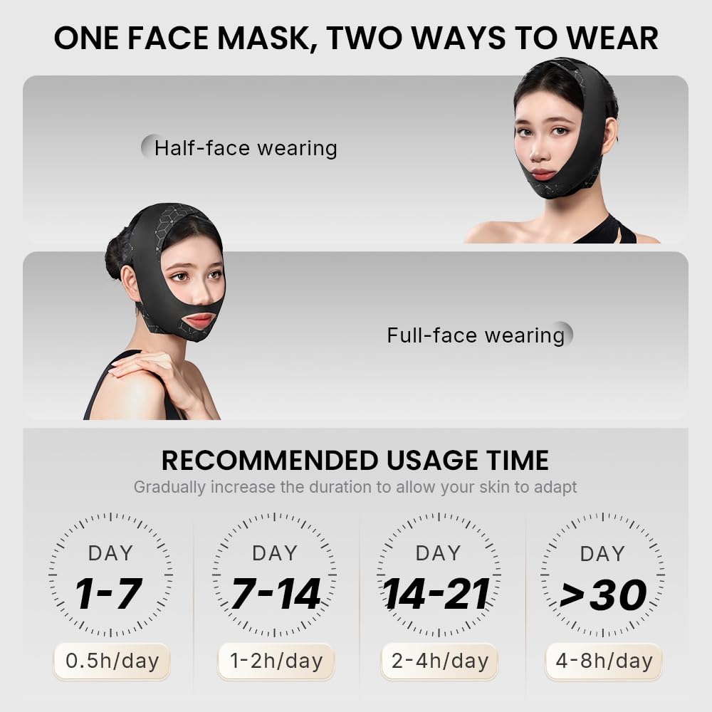 Cryslora chin strap wear anytime, daily activities support.