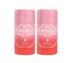 Crystal Essence CRYSTAL deodorant magnesium solid stick in pink packaging for aluminum-free protection
