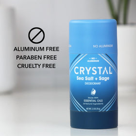 Crystal Essence magnesium solid stick Cucumber + Mint, cooling sensation for daily wear