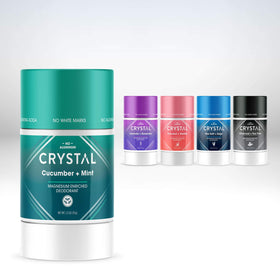 Crystal Essence magnesium stick glides on without residue.