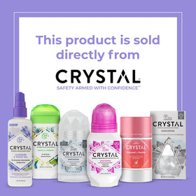 Crystal Essence vegan and cruelty-free deodorant option.