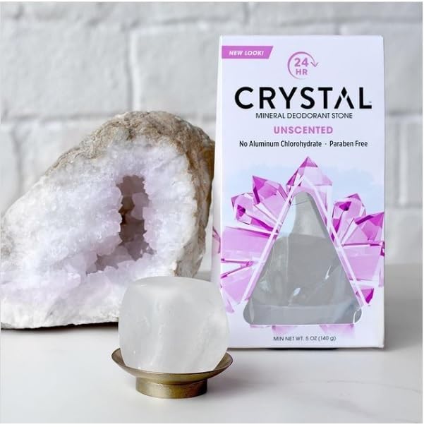 Crystal Essence Crystl Body Rock Deod compact design minimizes residue