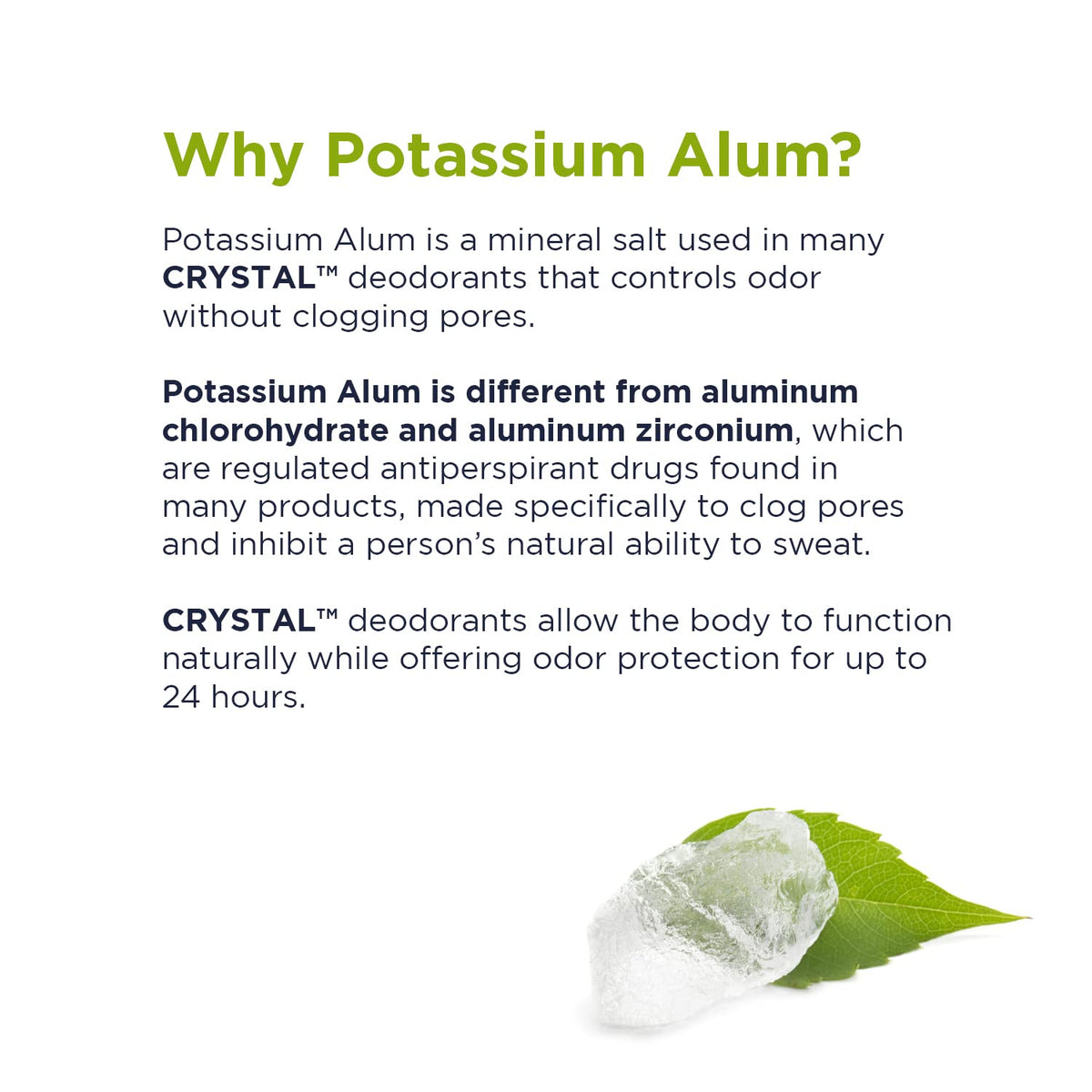 Crystal Essence unscented deodorant in a gym bag for everyday activity.