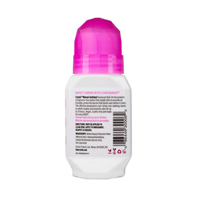 Crystal Essence roll-on application close-up showing smooth glide and protection.