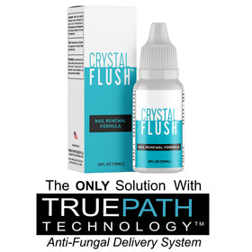 Crystal Flush Nail Renewal drops for targeted application to affected nails