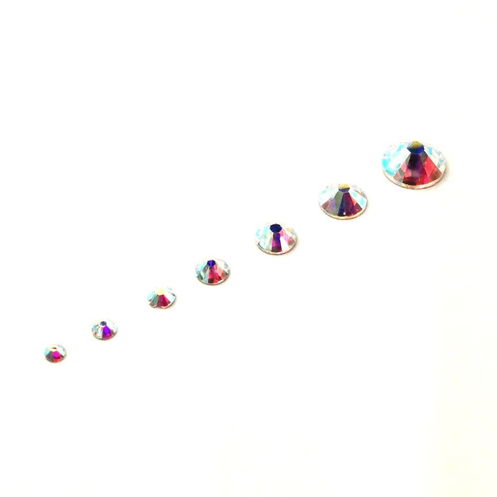 Crystal-Wholesale Swarovski 2058/2088 platinum foiled no-hotfix flatbacks for brilliant sparkle.