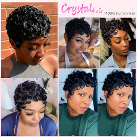 CRYSTALHAIR no shedding, tangle-free wig for lasting confidence.