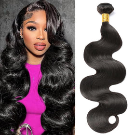 CSCHS 22in body wave hair close-up, silky texture for natural-looking styles.