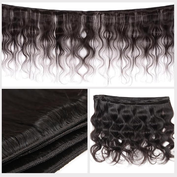 CSCHS Remy hair bundles, single-direction cuticle for tangle-free styling.