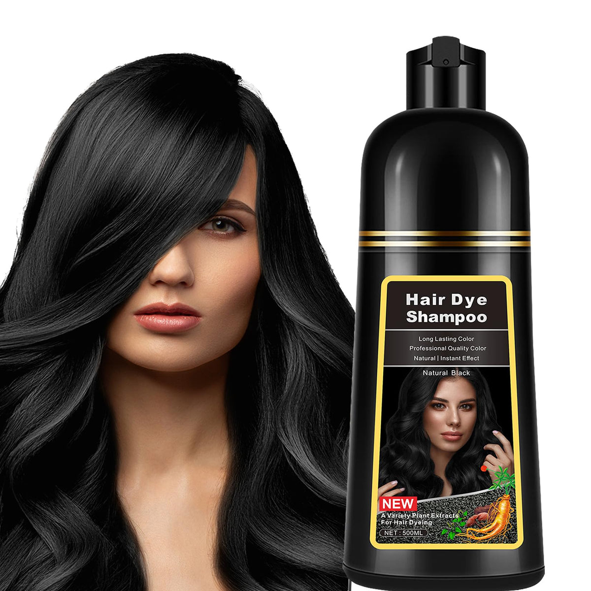 CSFDXD Hair Dye Shampoo suitable for men and women.