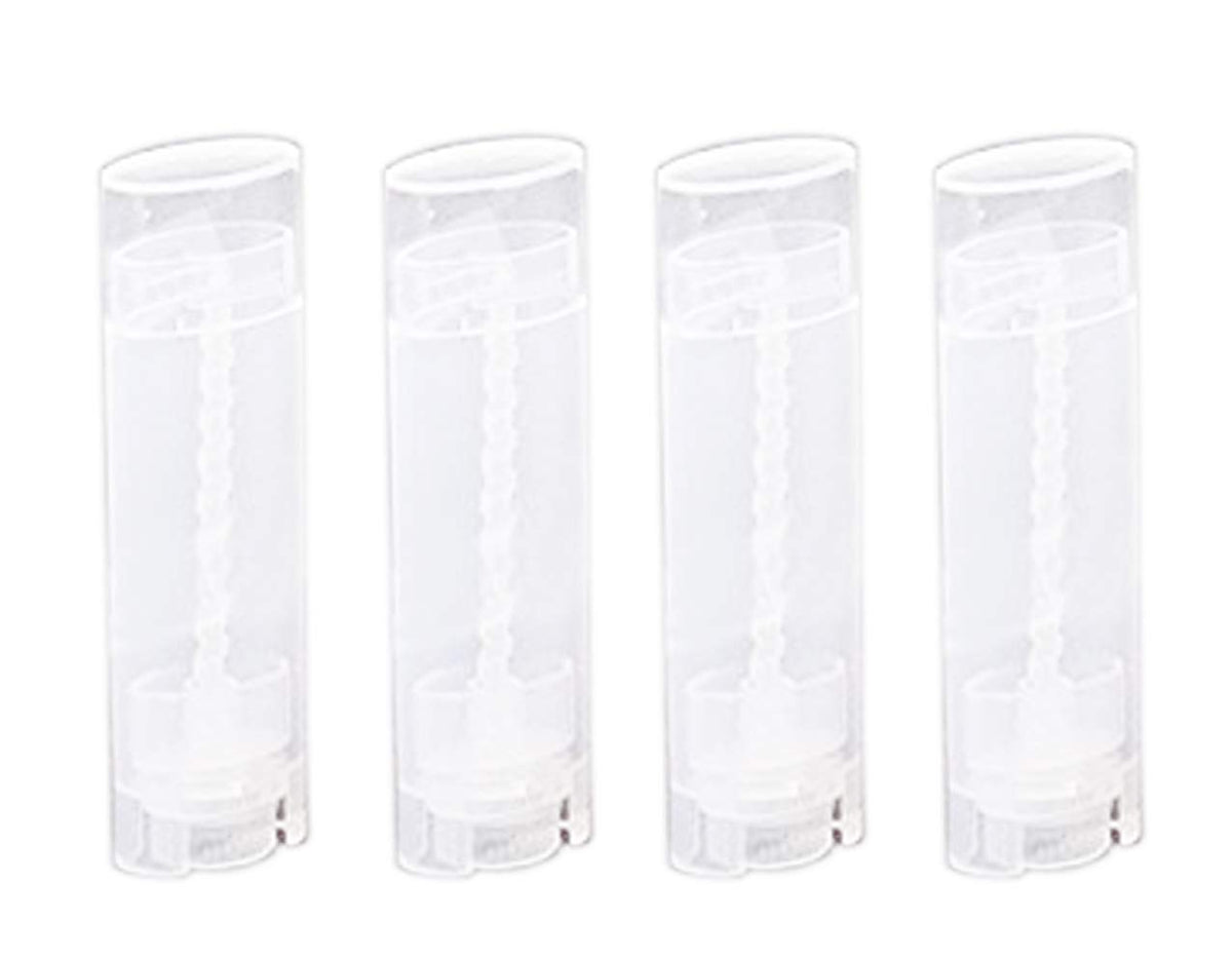 CTKcom oval lip balm tube with clear finish for portable lip care on the go