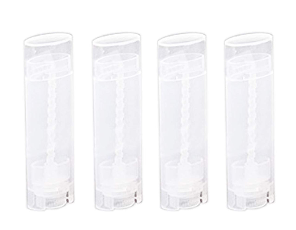 CTKcom oval lip balm tube with clear finish for portable lip care on the go