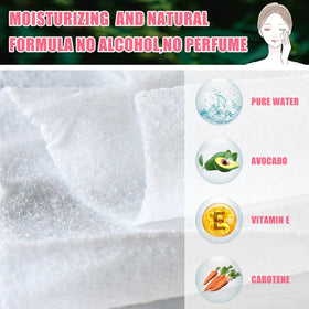Ctosree facial cleansing wipes with nonwoven material for durability.