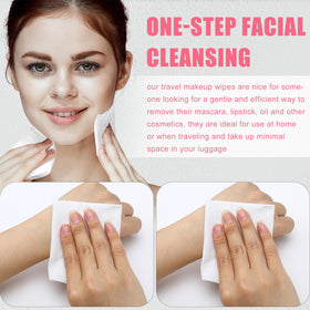 Ctosree makeup remover pads compact travel case for quick cleansing.