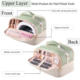 CTWWFS detachable divider lets you reconfigure compartments for travel or home use.