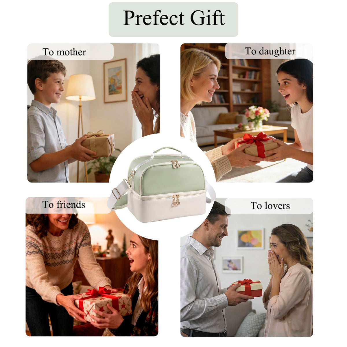 CTWWFS elastic pockets behind a transparent lid keep items visible and clean.