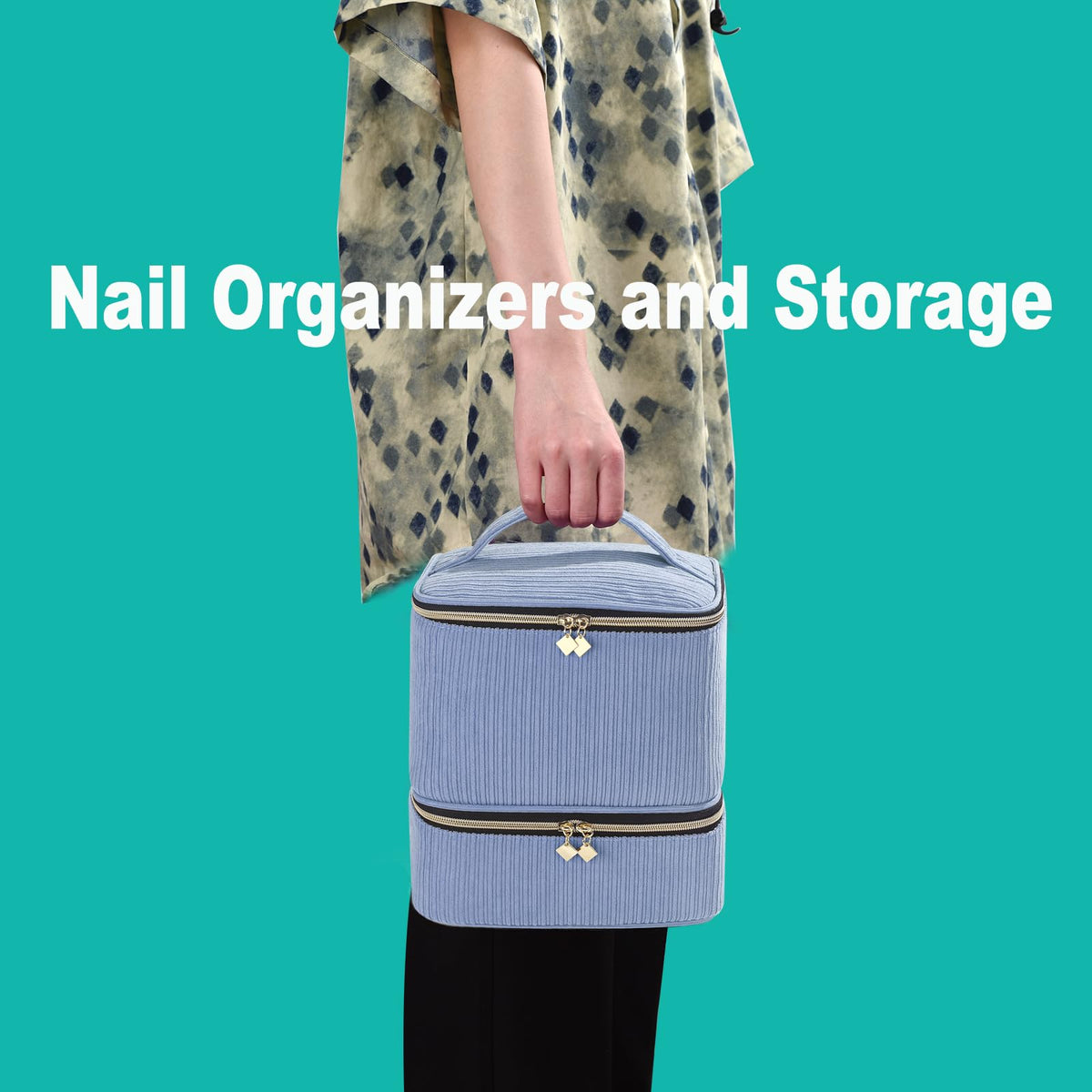 CTWWFS portable kit with handle for on-the-go manicures