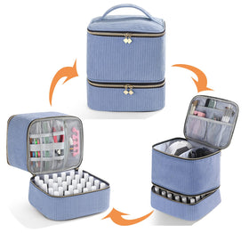 CTWWFS nail lamp case with multiple pockets for manicure tools