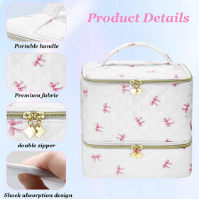 CTWWFS Nail Lamp Case with removable divider keeps lamp and cord secure.