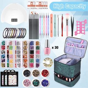 CTWWFS Nail Light Case interior layout designed for lamp and cord storage.