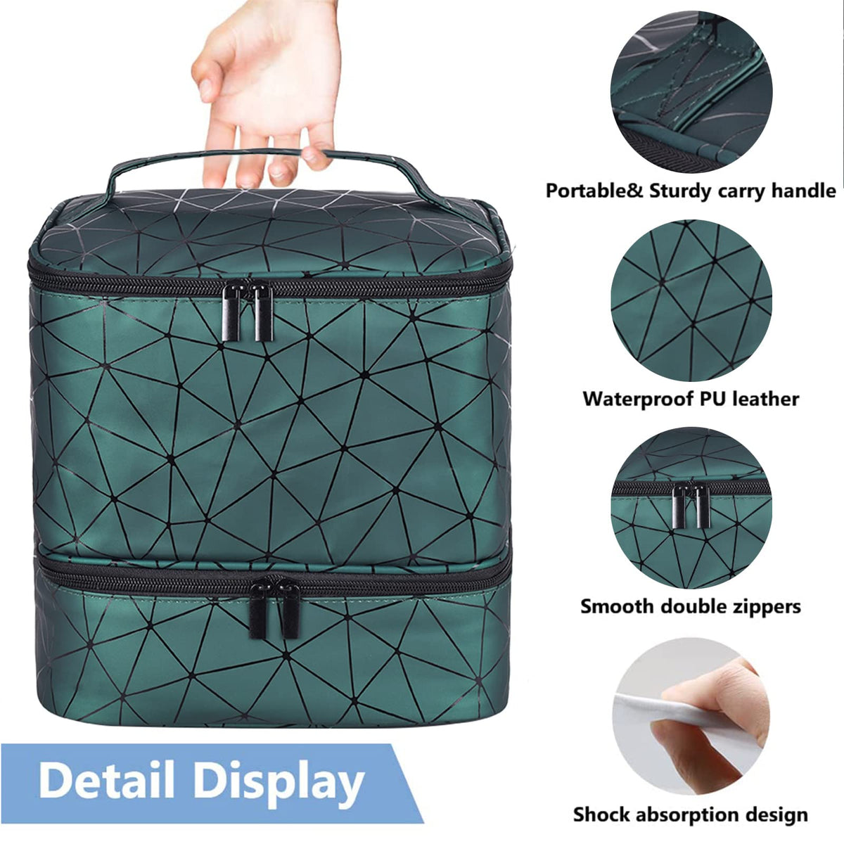 CTWWFS Sturdy top handle makes transporting the organizer comfortable on trips.