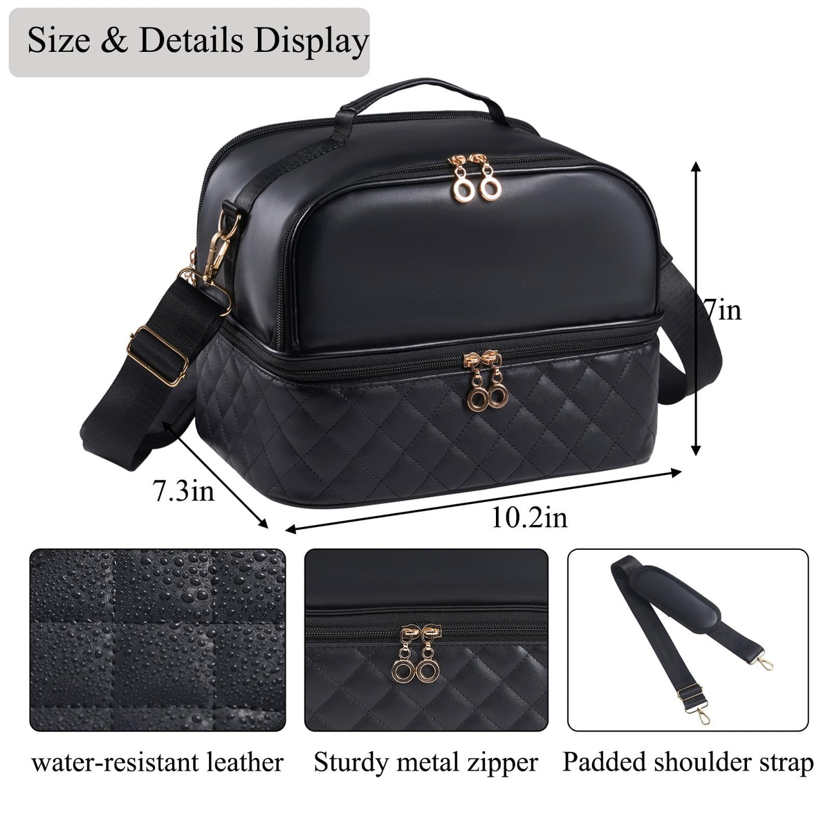 CTWWFS handle and adjustable strap for easy travel
