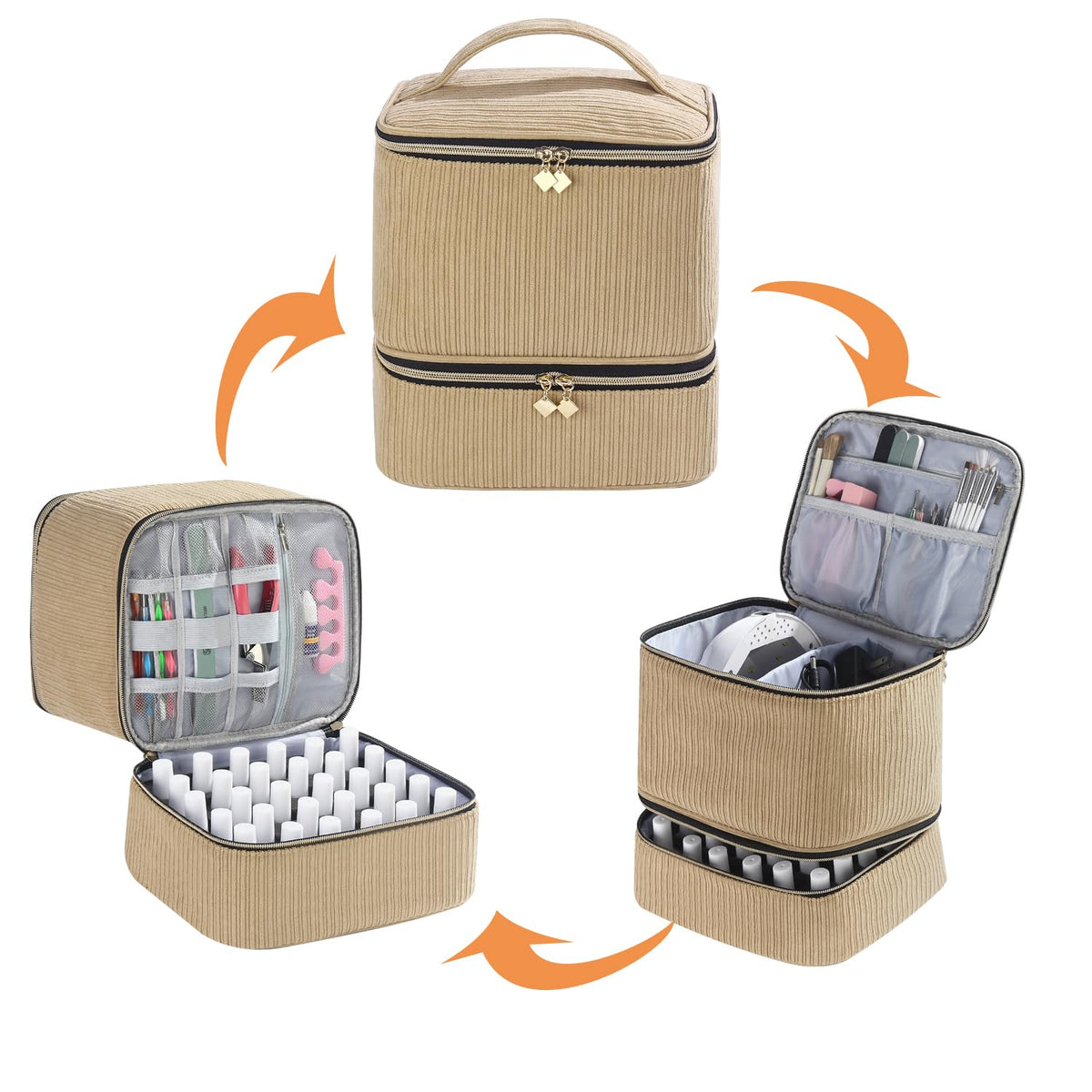 CTWWFS portable case with carry handle simplifies travel and storage.