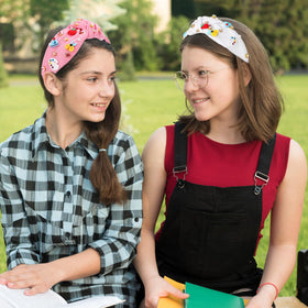 CTZENWAY wide-fit headband delivers comfortable wear for long class days.
