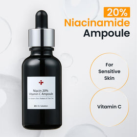 CU DR. SOLUTION Niacinamide 20% ampoule dropper for balanced, precise application.